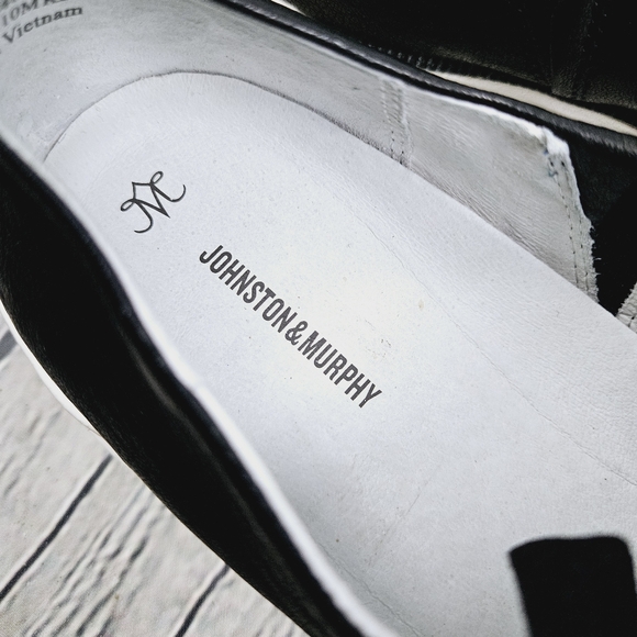 JOHNSTON & MURPHY | Emery zip leather slipon sneakers - Picture 10 of 11